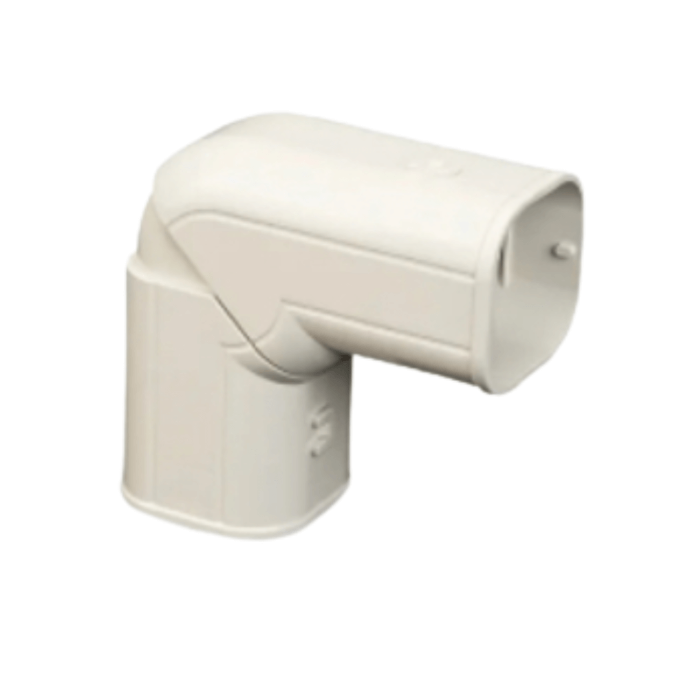 อุปกรณ์ข้องอปรับได้ รางครอบท่อแอร์ UFC-75 (75 มม.) FELXIBLE CORNER 90°-45° UPC UPVC DUCT LINER_0